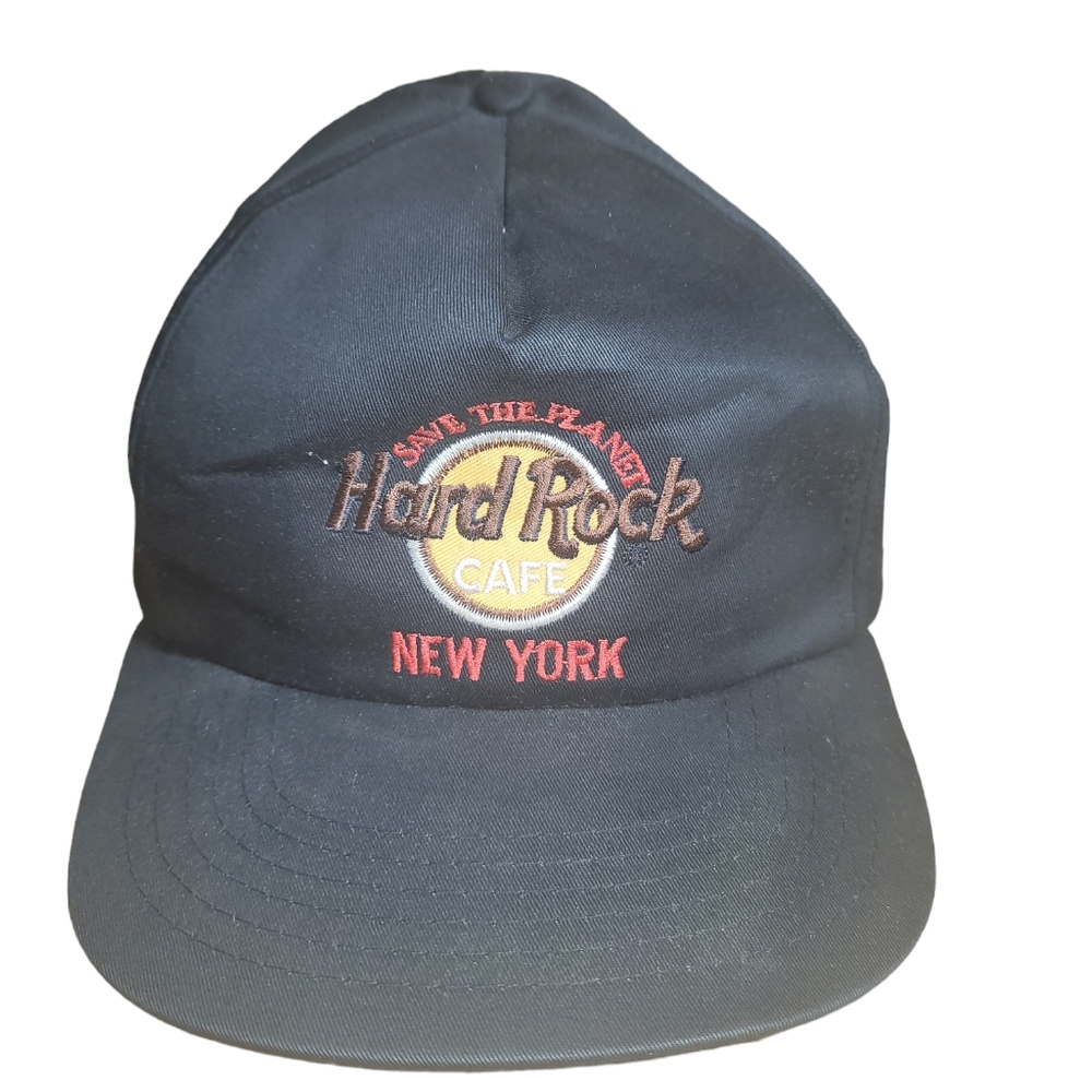 HARD ROCK CAFE‎ NEW YORK BLACK COTTON ADJUSTABLE CAP HAT